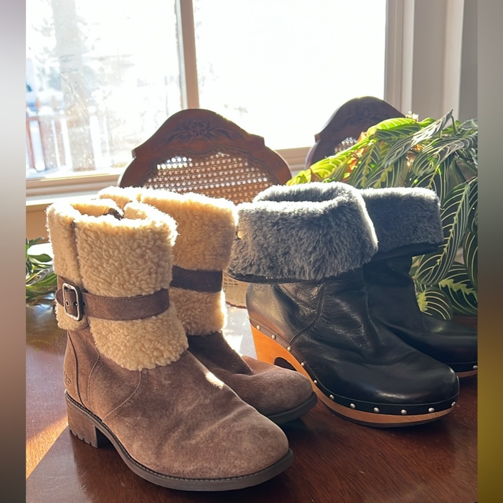 Uggs! Super cute, warm and trendy! Great condition!! Come as a set